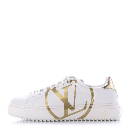 Louis Vuitton Calfskin Time Out Sneakers 41 White 1 of 10
