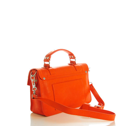 Proenza Schouler Lambskin Tiny PS1 Satchel Orange Pepper 3 of 9