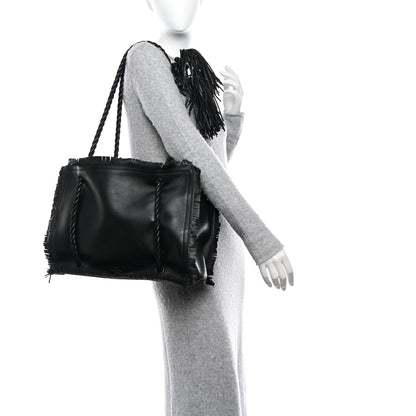 Valentino Garavani Calfskin The Rope Shopper Black 2 of 11