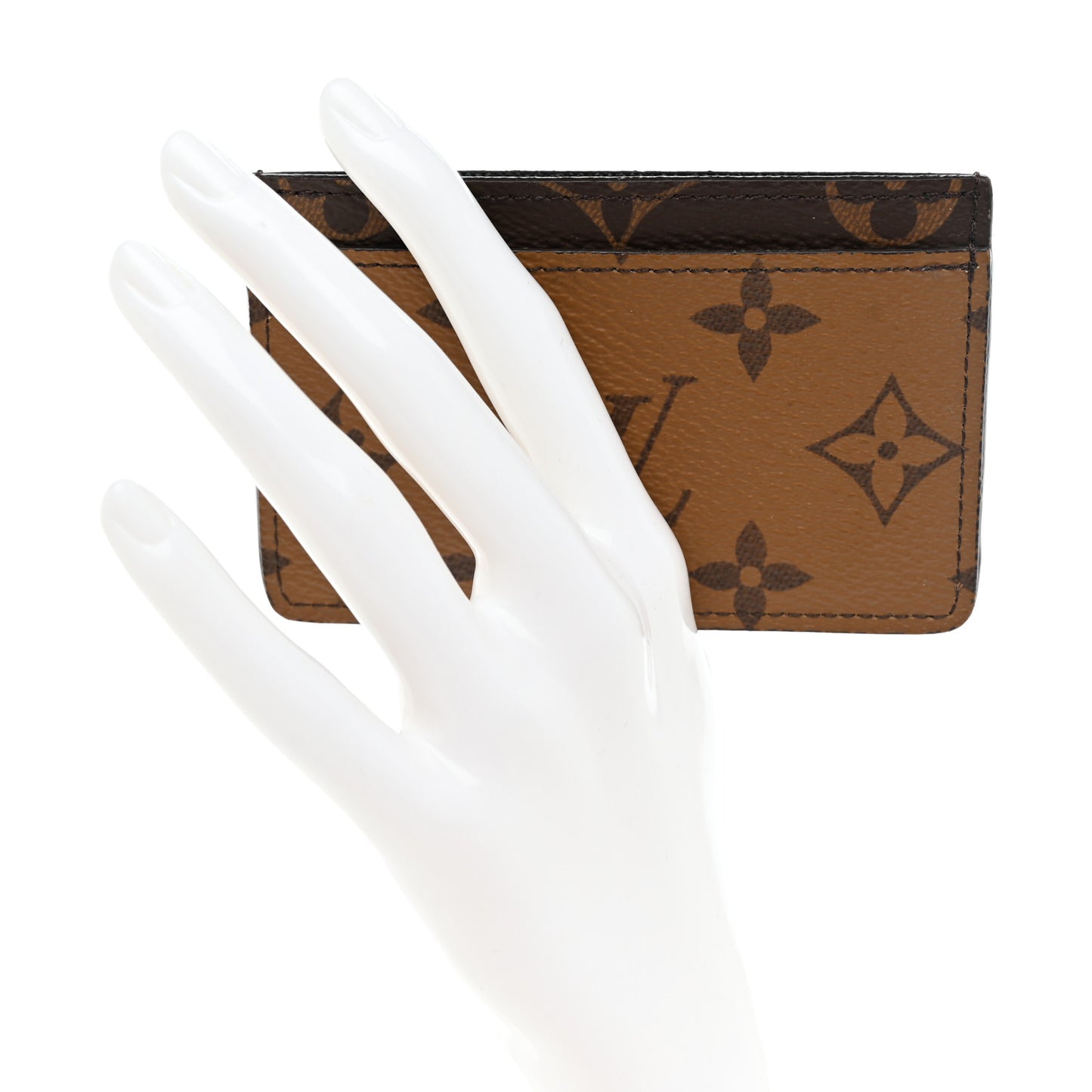 Reverse Monogram Card Holder