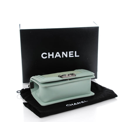 Chanel Galuchat Stingray Small Boy Flap Light Blue 4 of 7