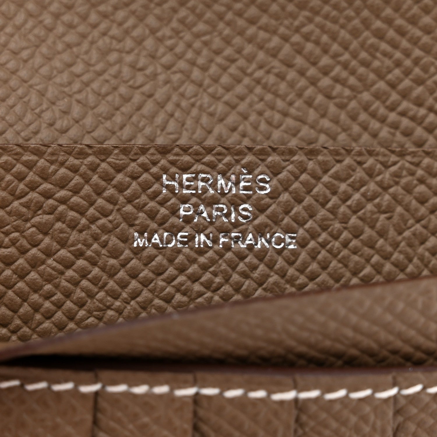 Hermes Epsom Bearn Compact Wallet Etoupe 6 of 8