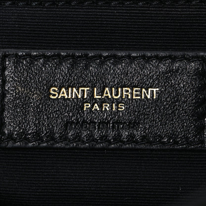 Saint Laurent Lambskin Matelasse Monogram Medium Niki Chain Satchel Black 6 of 10