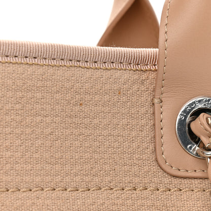Chanel Mixed Fibers Medium Deauville Tote Beige 12 of 13