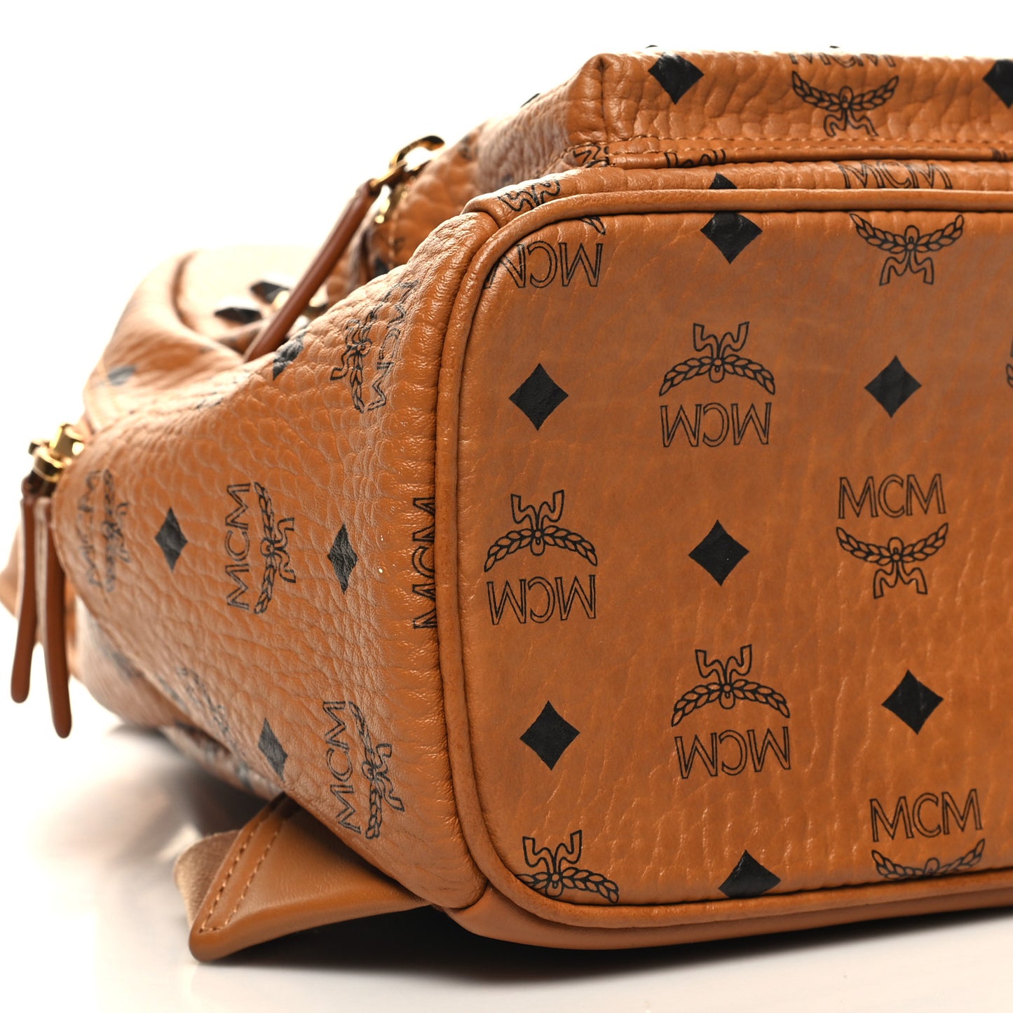 Visetos Studded Small Stark M Backpack Cognac