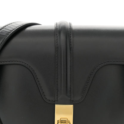 Celine Satinated Calfskin Besace Small 16 Black 7 of 9