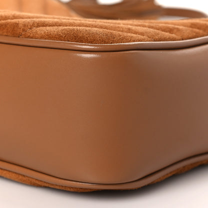 Saint Laurent Suede Matelasse Monogram Lou Camera Bag Cinnamon 8 of 8
