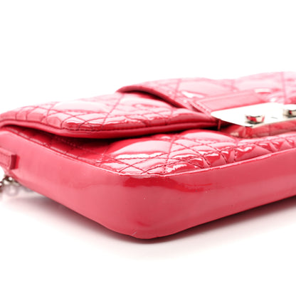 Christian Dior Patent Cannage Miss Dior Promenade Pouch Fuchsia 9 of 11