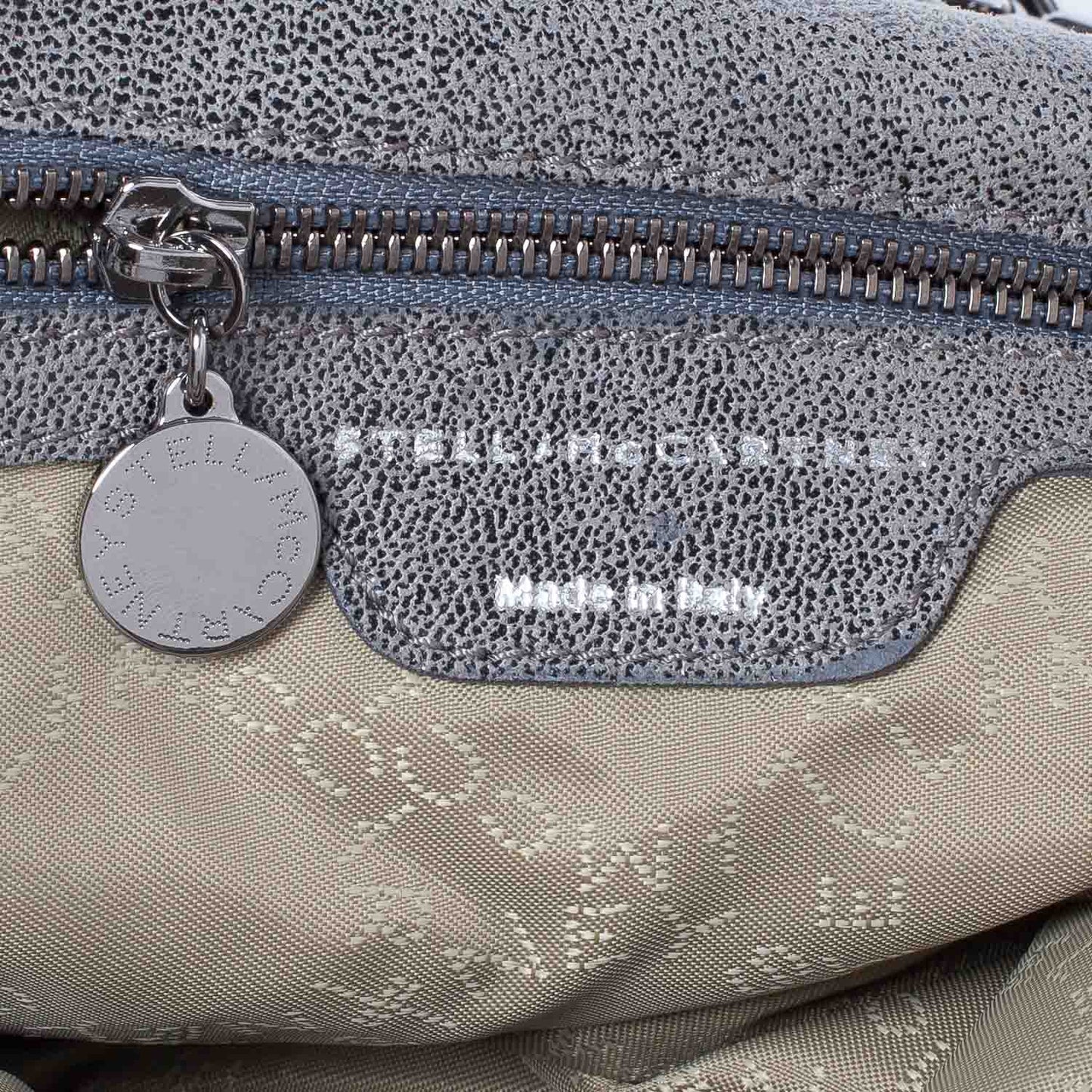 Faux Leather Large Shaggy Deer Falabella Gray