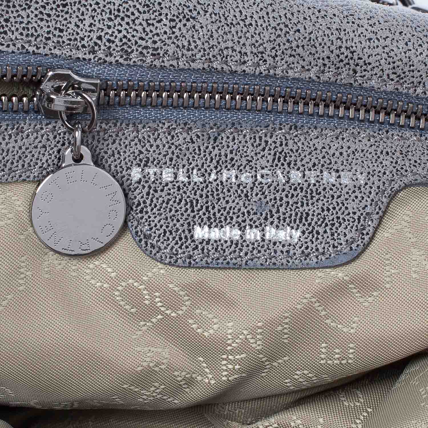 Stella McCartney Faux Leather Large Shaggy Deer Falabella Gray 7 of 11
