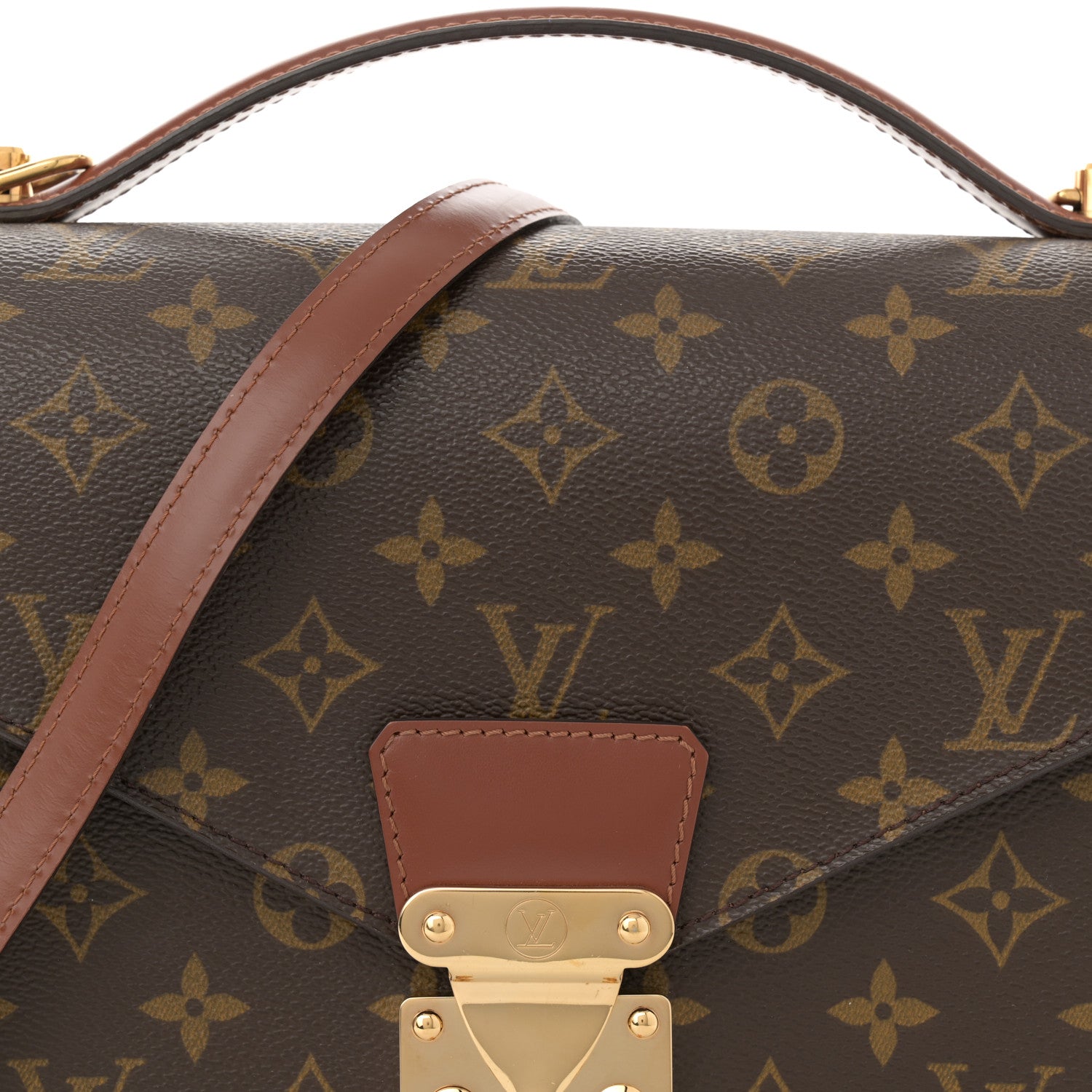 Louis Vuitton Monogram Monceau 28 7 of 15