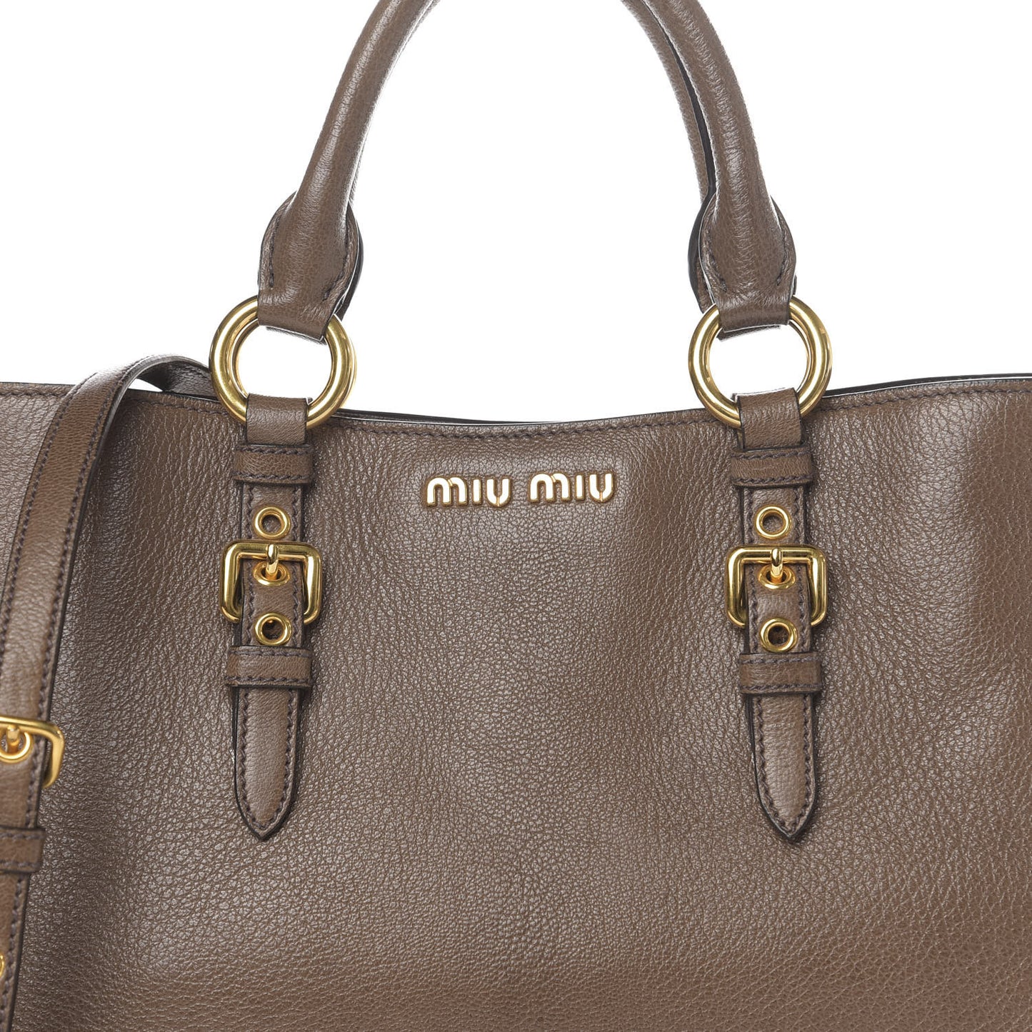 Goatskin Madras Top Handle Tote Argilla
