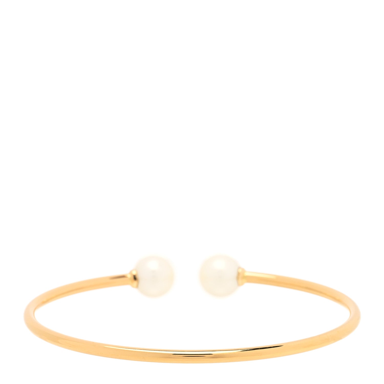 Tiffany 18K Rose Gold Pearl 8mm HardWear Ball Wire Bracelet 2 of 3