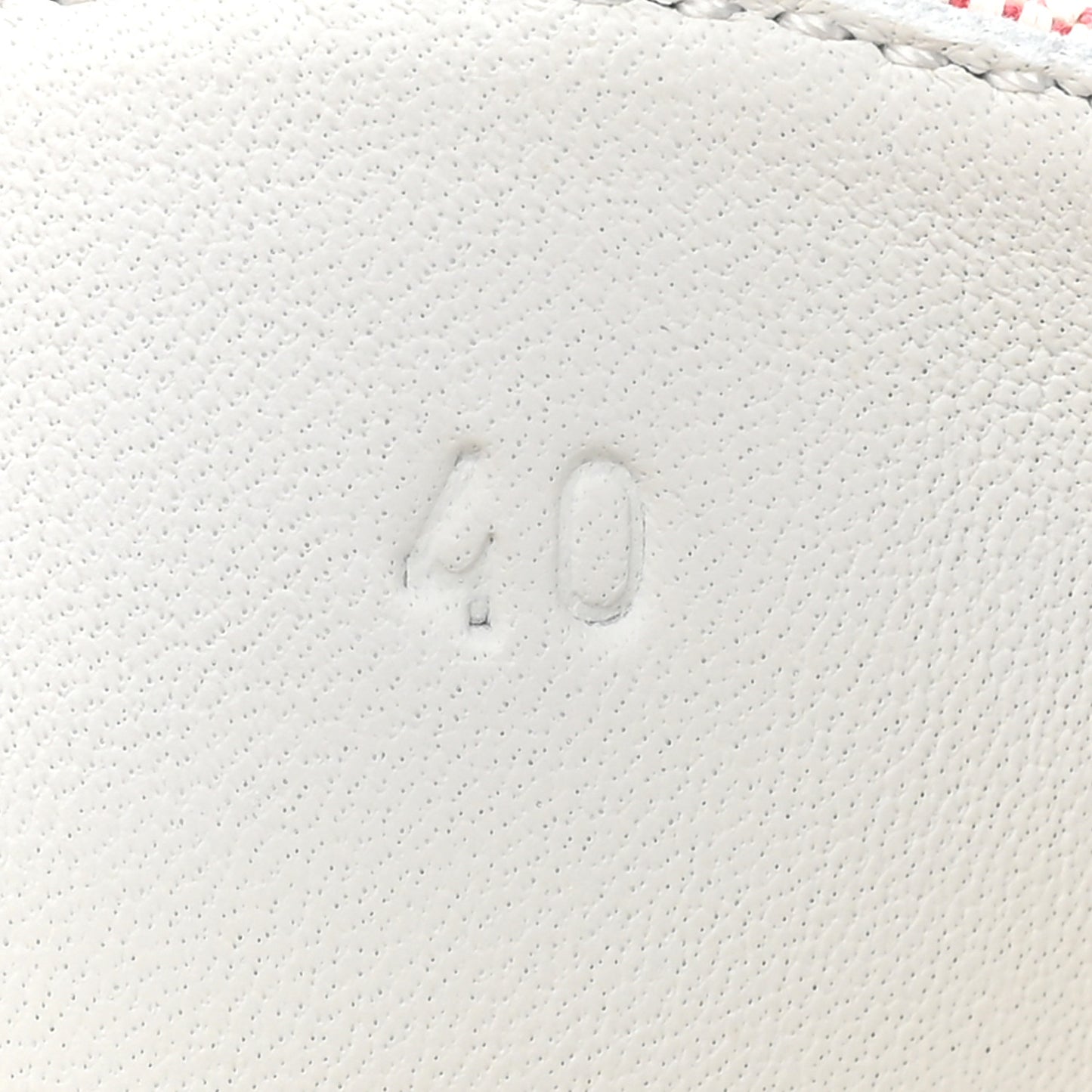 Canvas Calfskin Deep Sneakers 40 Framboise White