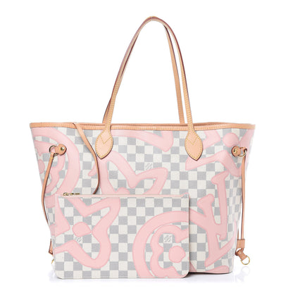 Louis Vuitton Damier Azur Tahitienne Neverfull MM 1 of 12