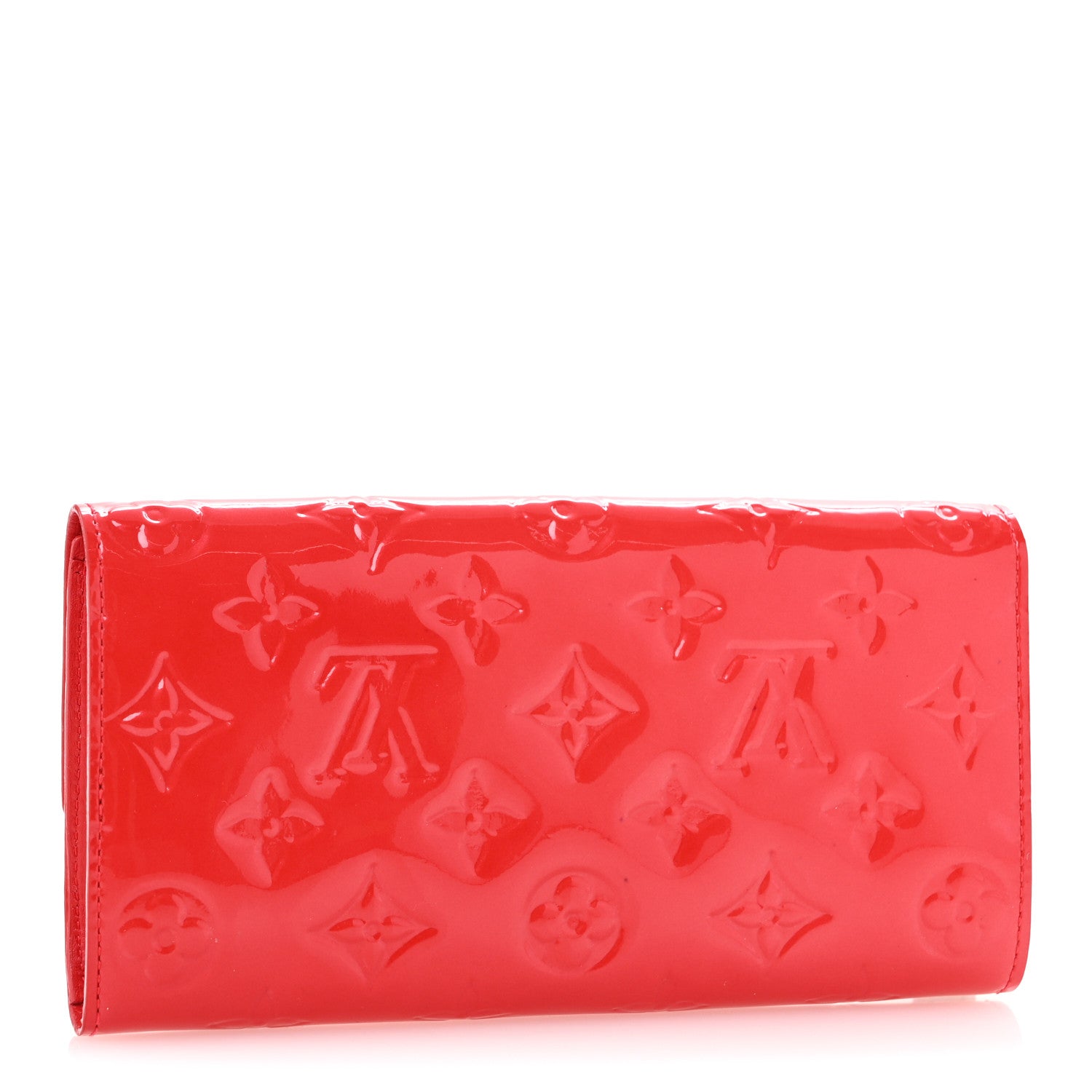 Louis Vuitton Vernis Sarah Wallet Rouge Grenadine 3 of 9