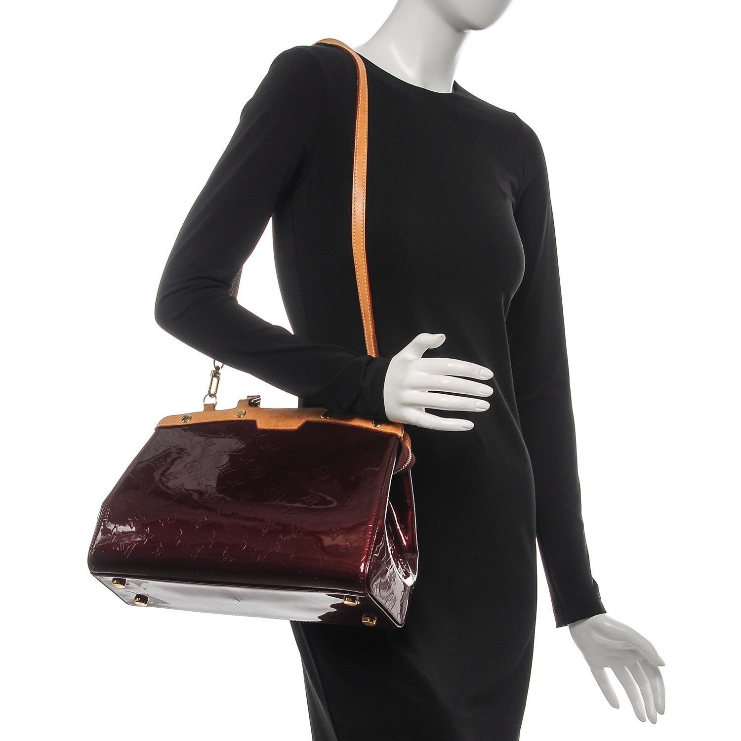 Louis Vuitton Vernis Brea MM Amarante 2 of 12