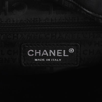 Chanel Lambskin Stitched Small Ultimate Soft Tote Black 6 of 7