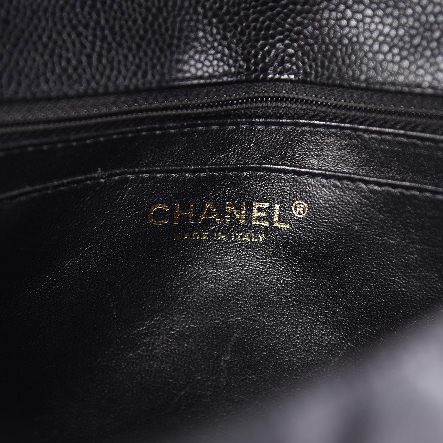 Chanel Caviar Quilted Jumbo Single Flap Black 7 of 20