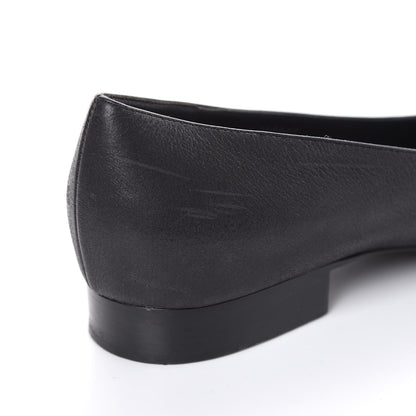 Chanel Buffalo Glitter Bow Ballerina Flats 39.5 Black 11 of 11