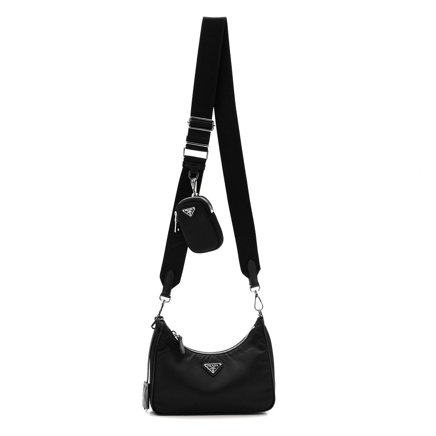 Prada Re-Nylon Saffiano Re-Edition 2005 Shoulder Bag Black 1 of 13