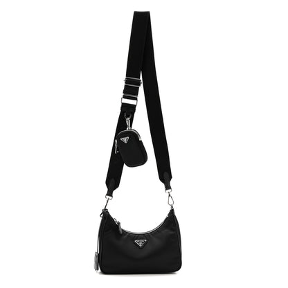 Prada Re-Nylon Saffiano Re-Edition 2005 Shoulder Bag Black 1 of 13