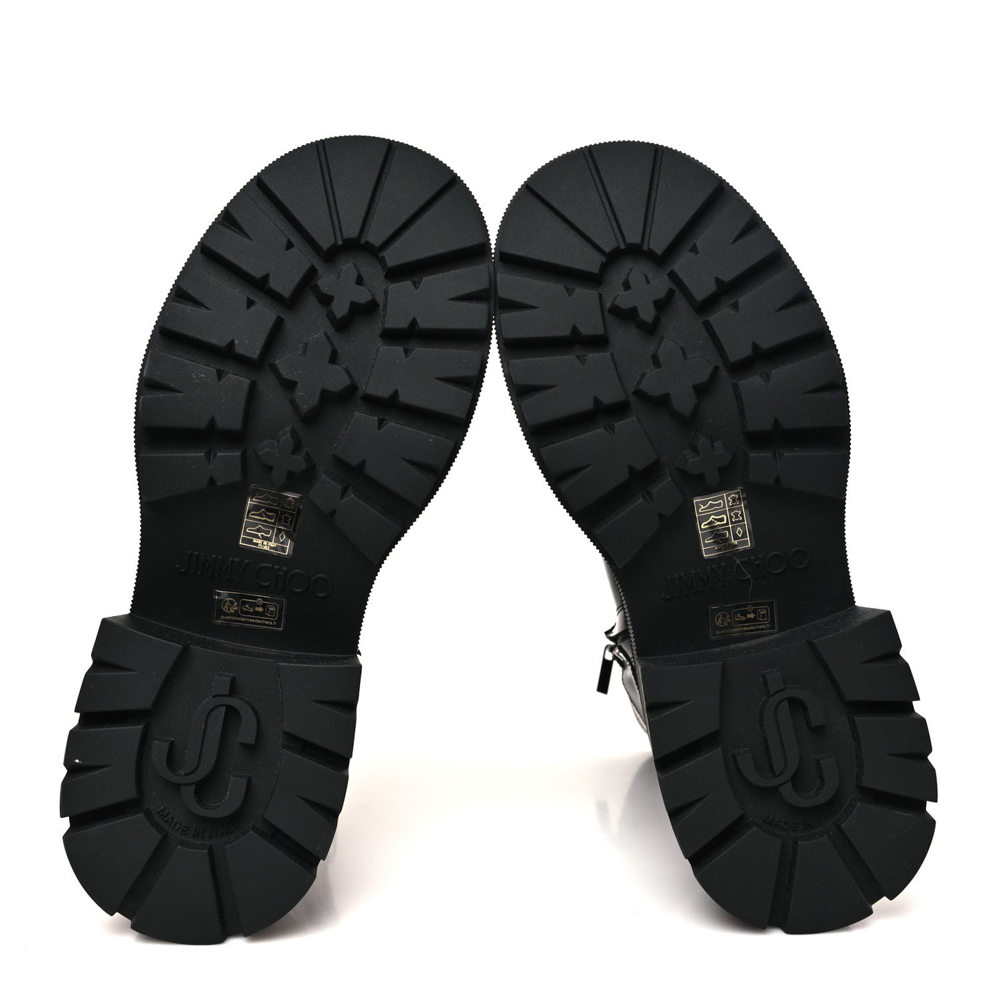 Calfskin Conny Flat Combat Boots 40 Black