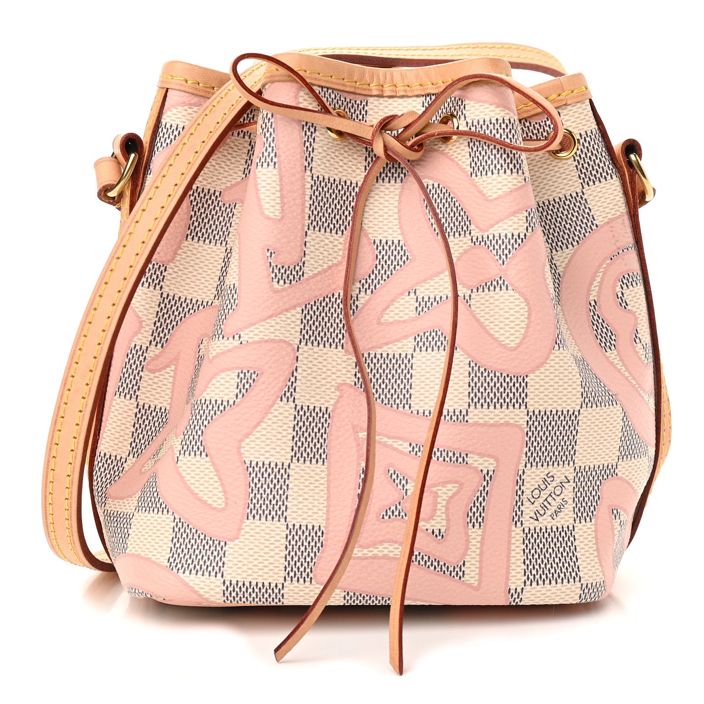 Damier Azur Tahitienne Nano Noe Rose Ballerine