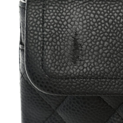Chanel Caviar Quilted Small Double Flap Black 12 of 13