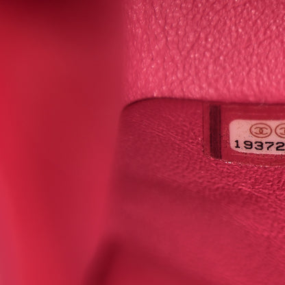 Chanel Lambskin Quilted Medium Double Flap Dark Pink 7 of 12