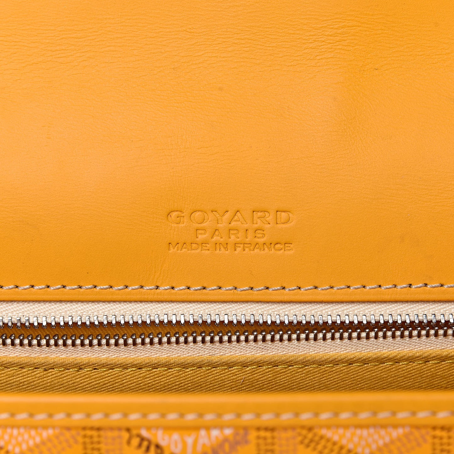 Goyardine Belvedere MM Messenger Bag Yellow