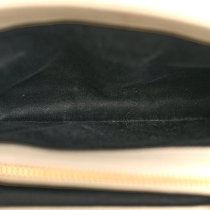 Saint Laurent Sheepskin Matelasse Chevron Monogram Medium College Bag Crema Soft 5 of 19