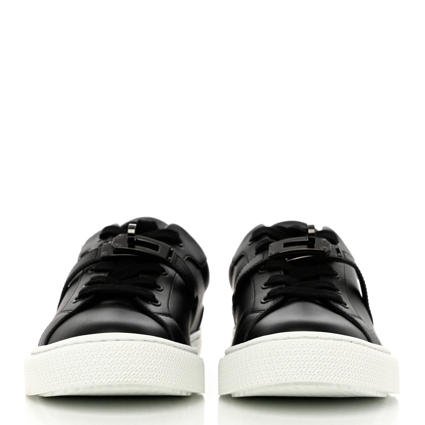 Calfskin Day Sneakers 36.5 Black