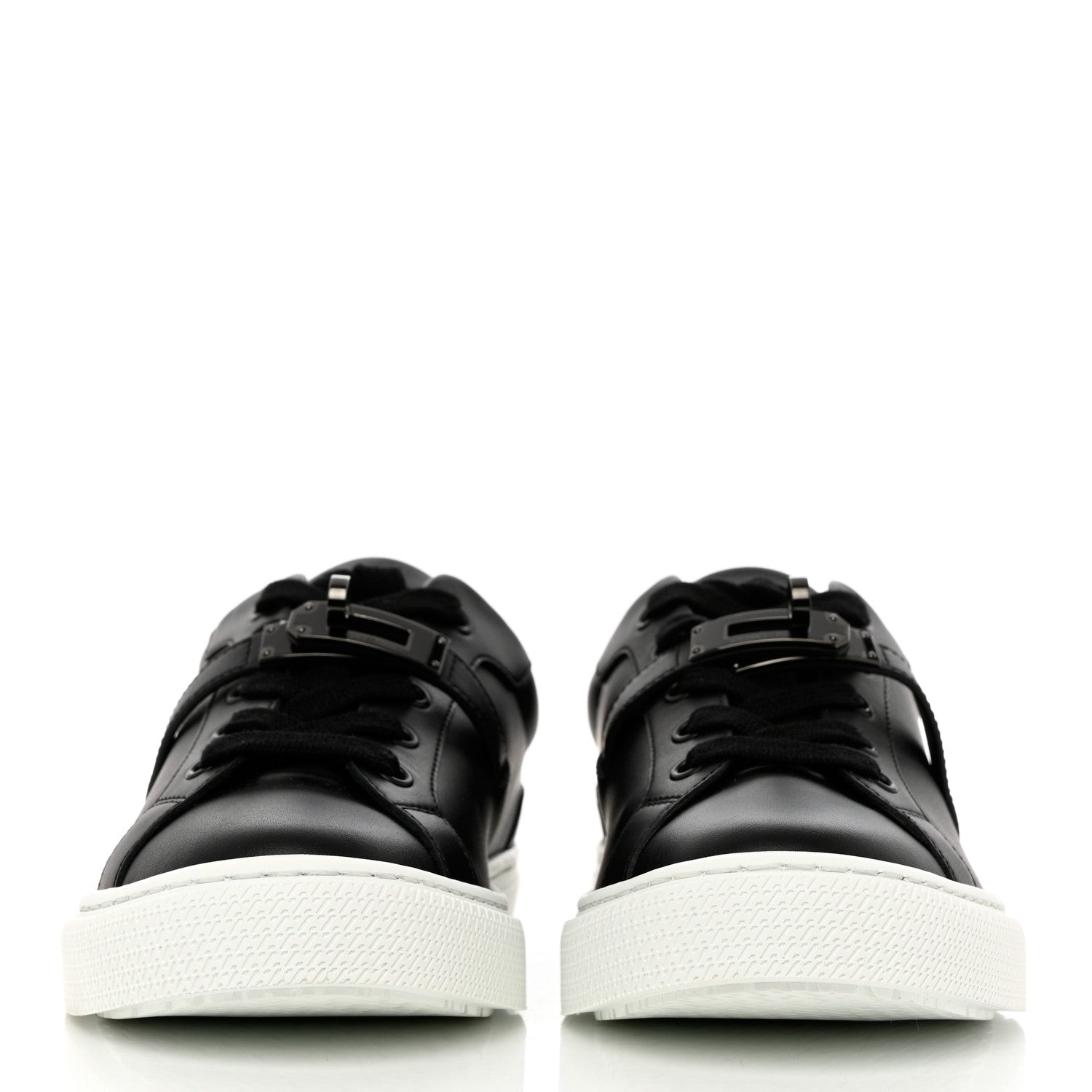 Hermes Calfskin Day Sneakers 36.5 Black 2 of 8