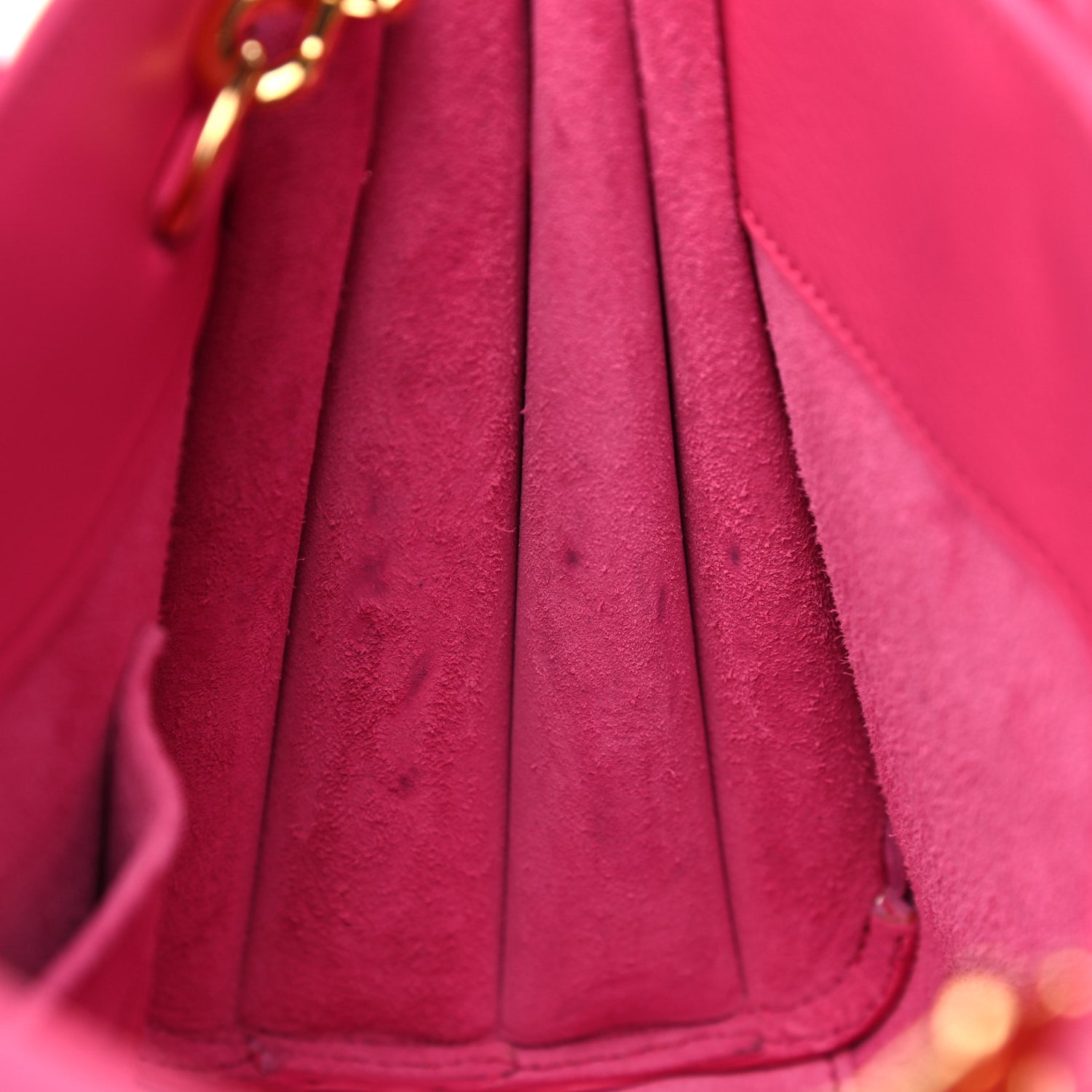 Saint Laurent Calfskin Nano Sac De Jour Lipstick Fuchsia 12 of 19