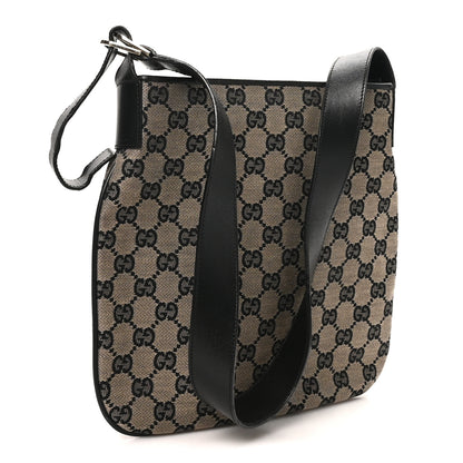 Gucci GG Monogram Messenger Bag Black 3 of 10