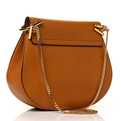 Chloe Grained Lambskin Drew Shoulder Bag Caramel 2 of 4