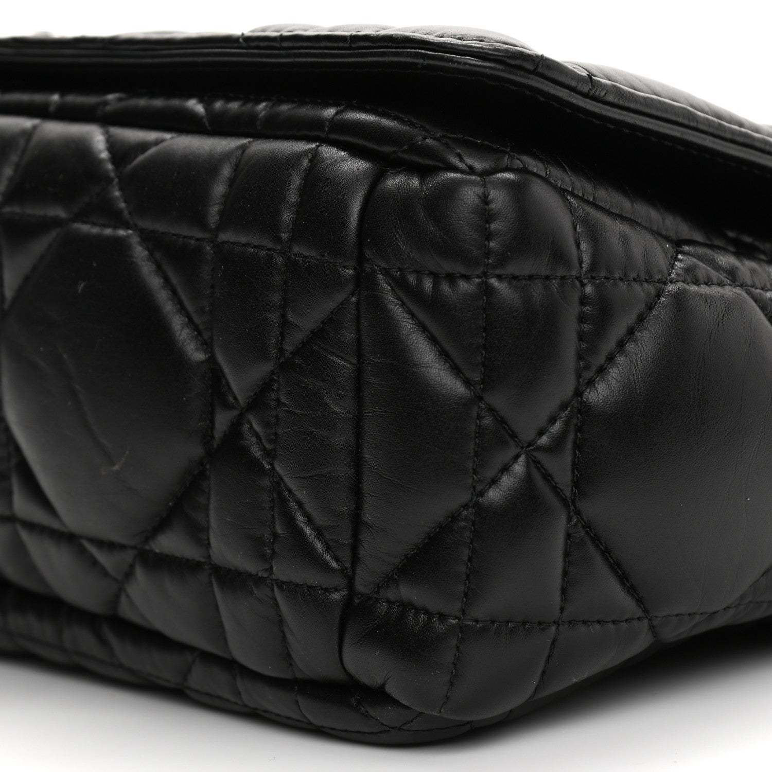 Christian Dior Calfskin Macrocannage Large Caro Bag Black 18 of 19