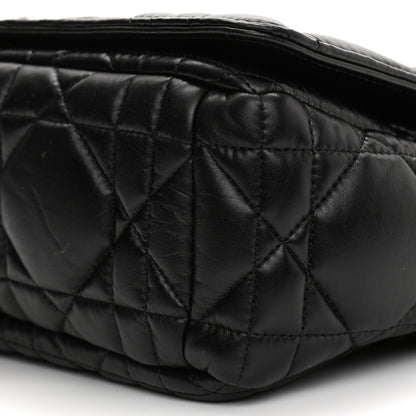Christian Dior Calfskin Macrocannage Large Caro Bag Black 18 of 19