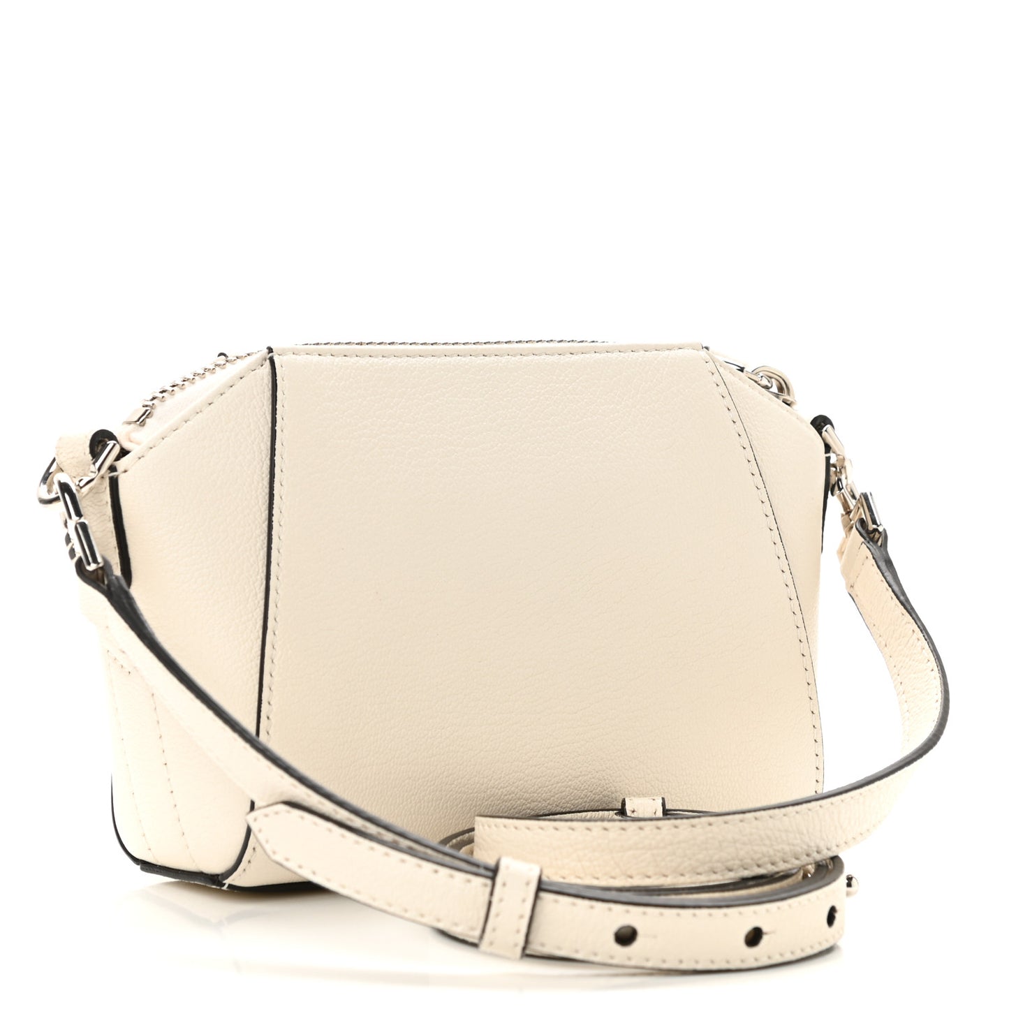 Sugar Goatskin Nano Antigona Ivory