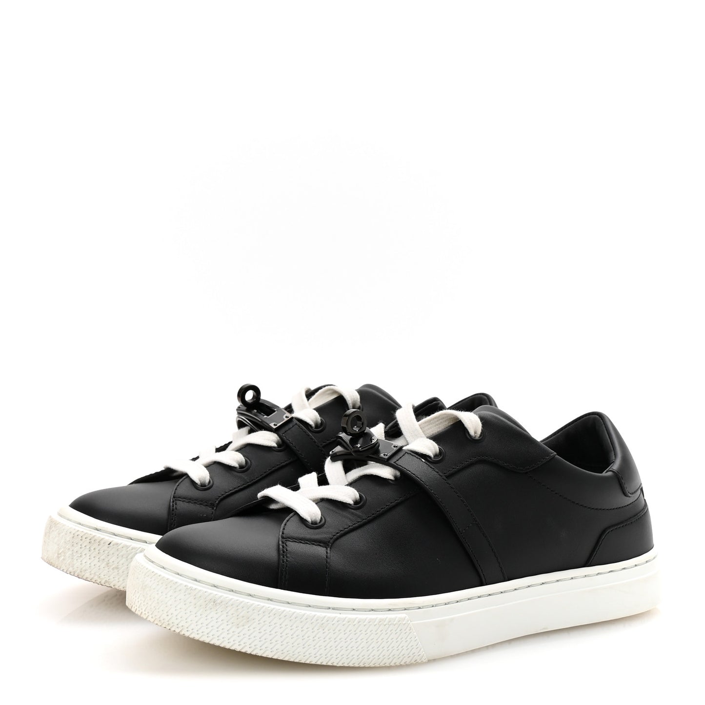 Calfskin Day Sneakers 38 Black