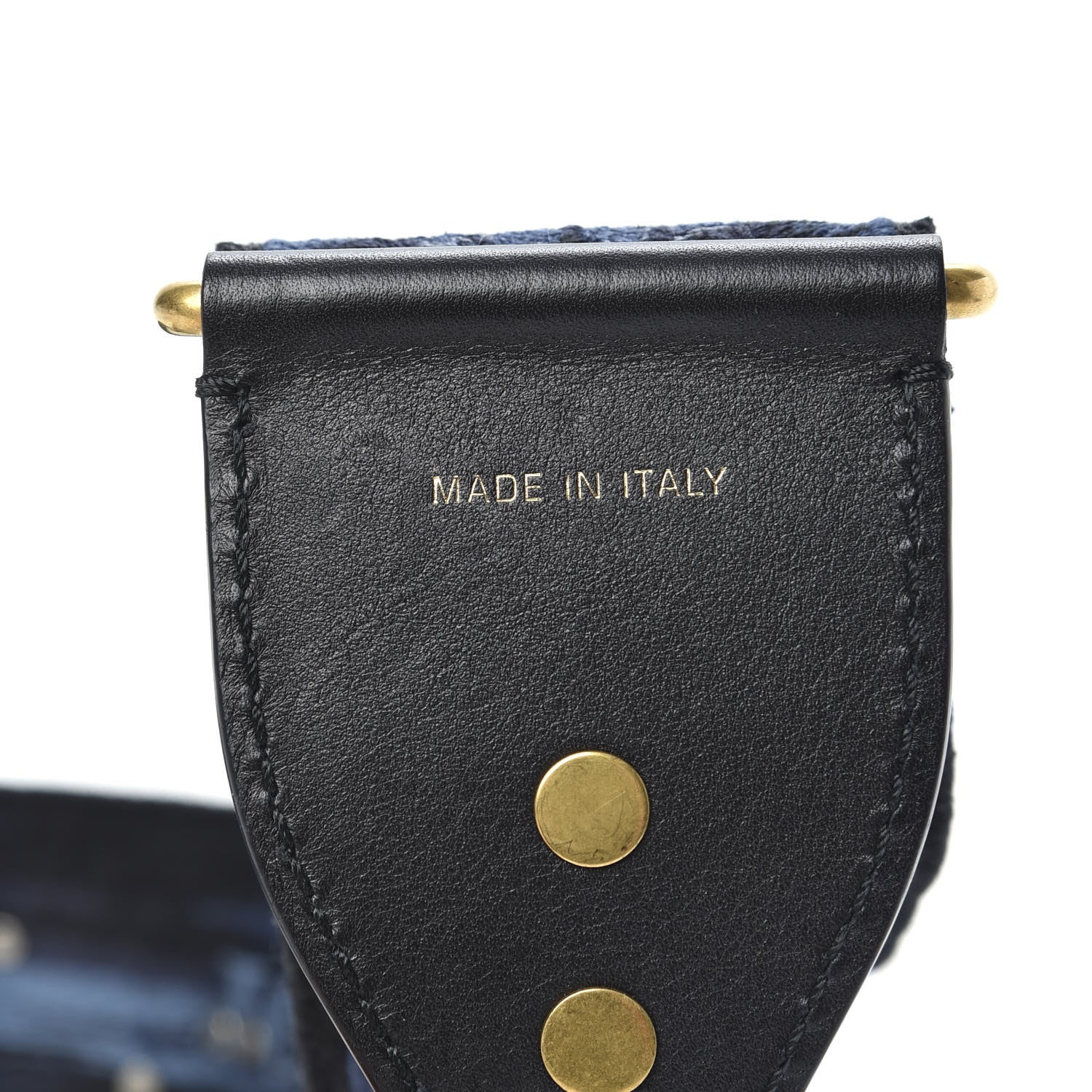 Christian Dior Canvas Embroidered Studded KaleiDiorscopic Adjustable Shoulder Strap Blue 5 of 6