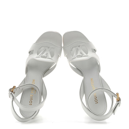 Louis Vuitton Calfskin LV Isola Sandals 40 White 2 of 10