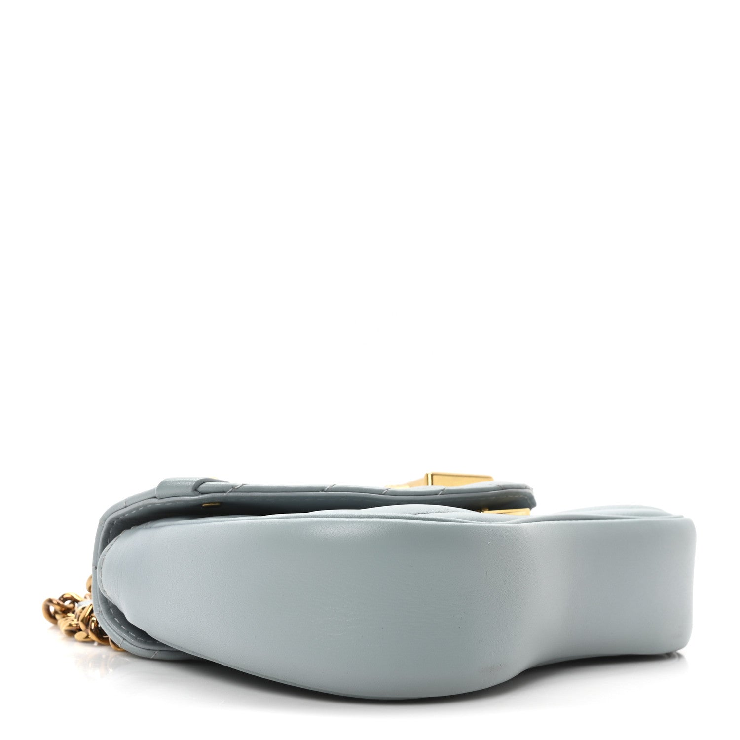 Louis Vuitton Calfskin New Wave Chain PM Porcelain Blue 4 of 9