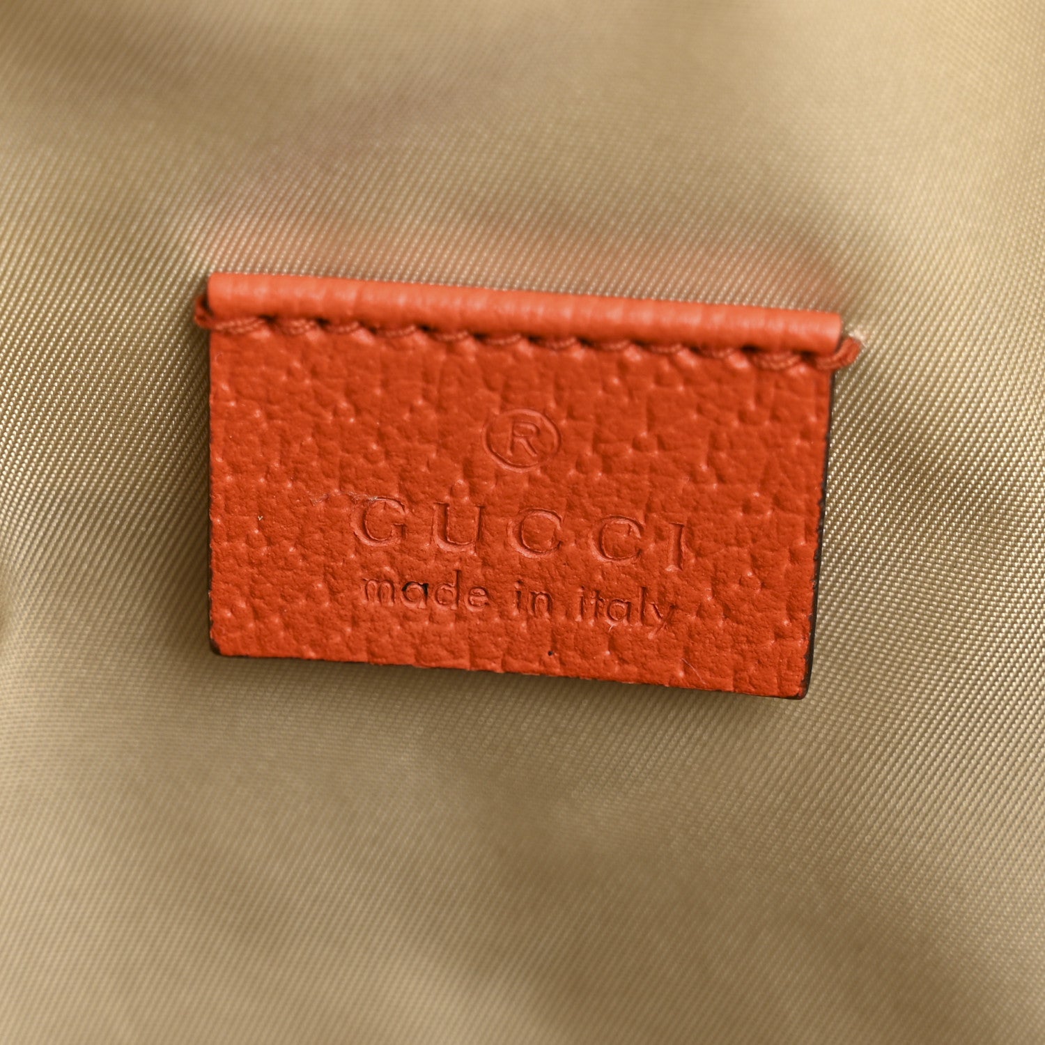 Gucci X THE NORTH FACE Monogram Textured Dollar Calfskin Embroidered Beige Ebony Mystic White Deep Orange 6 of 11