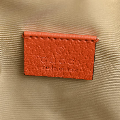 Gucci X THE NORTH FACE Monogram Textured Dollar Calfskin Embroidered Beige Ebony Mystic White Deep Orange 6 of 11