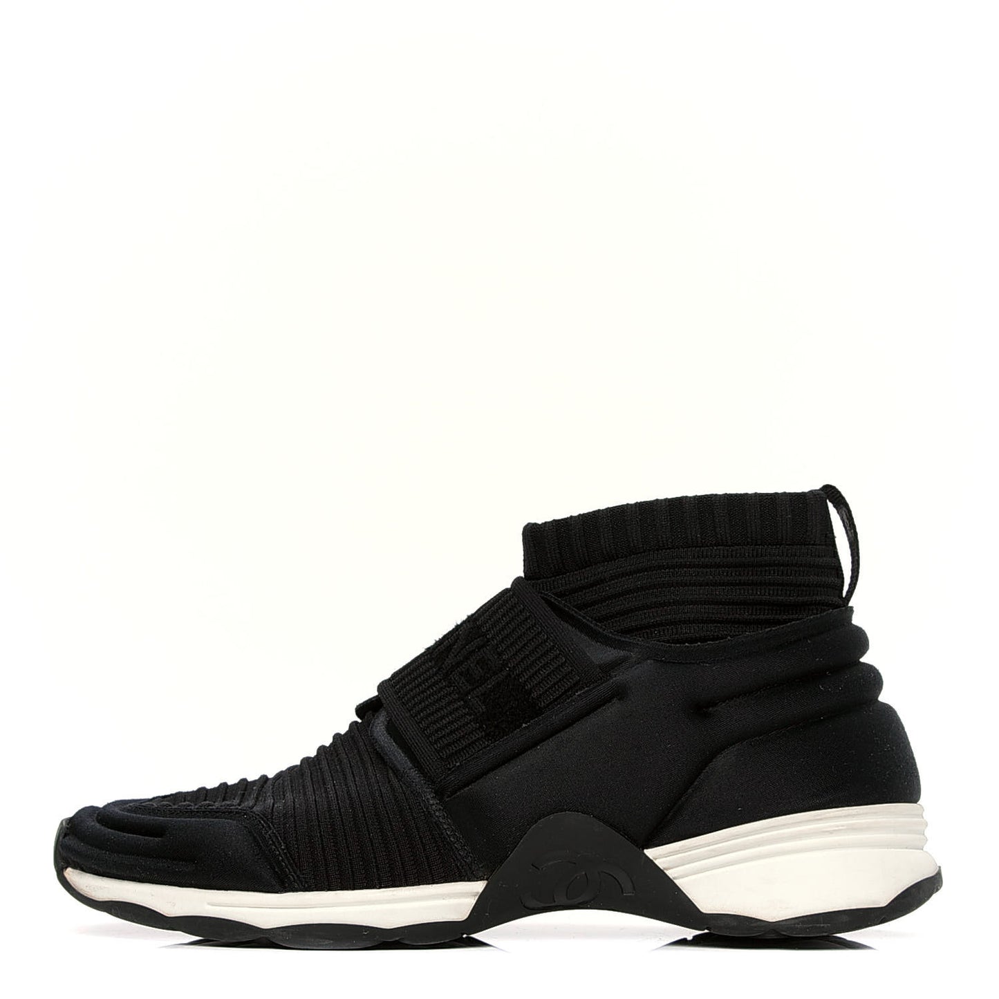 Stretch Fabric CC Sneakers 35.5 Black