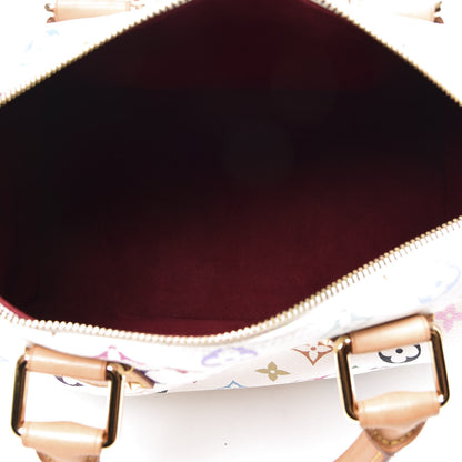 Louis Vuitton Monogram Multicolor Speedy 30 White 4 of 10