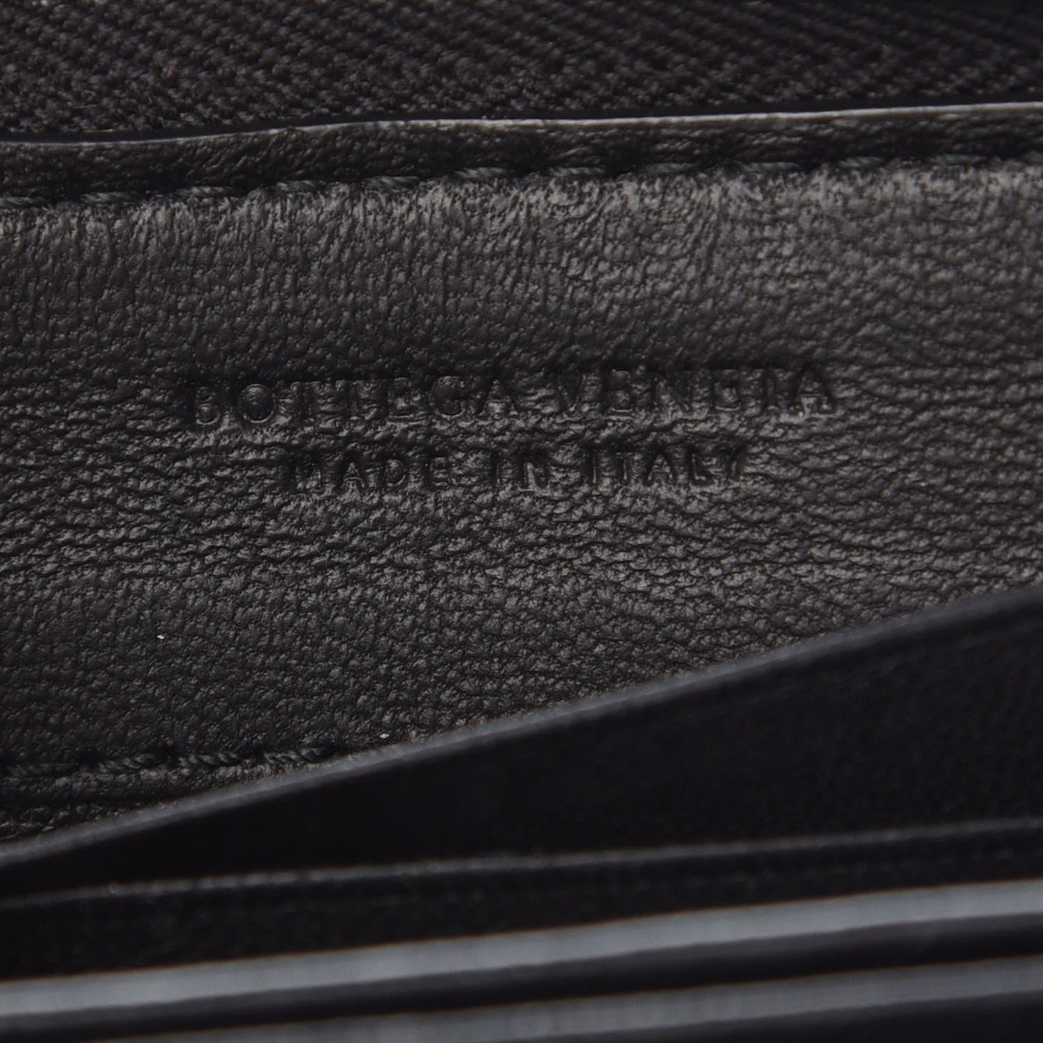 Bottega Veneta Nappa Intrecciato Zip Around Coin Purse Black 6 of 8
