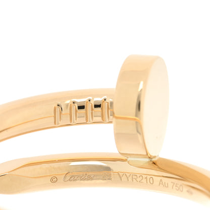 Cartier 18K Yellow Gold Juste Un Clou Ring 54 6.75 4 of 5